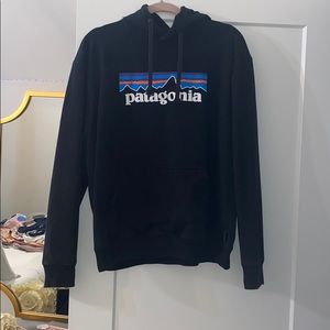black patagonia hoodie